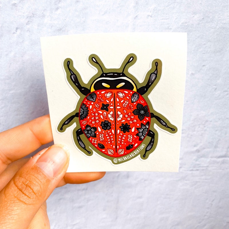 Ladybug Stickers - Etsy