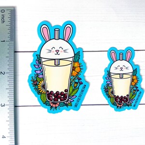 Boba Bunny Sticker|boba Animal Sticker|boba Sticker|stickers for ...