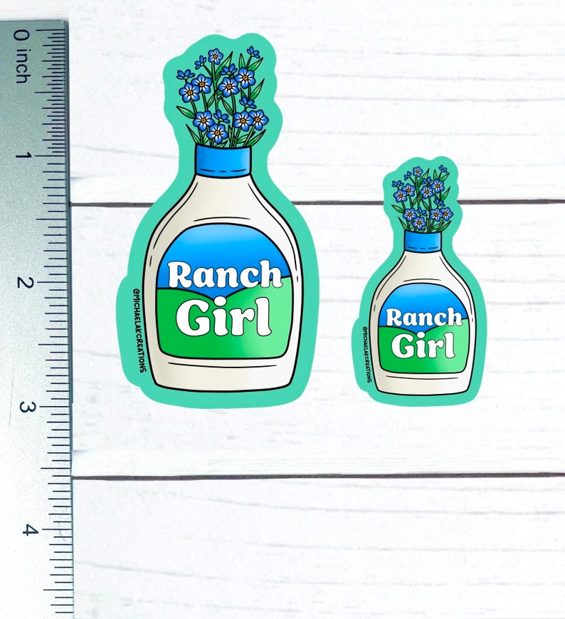 Ranch Girl Sticker,stickers for Hydroflask,laptop Sticker,cute Car ...