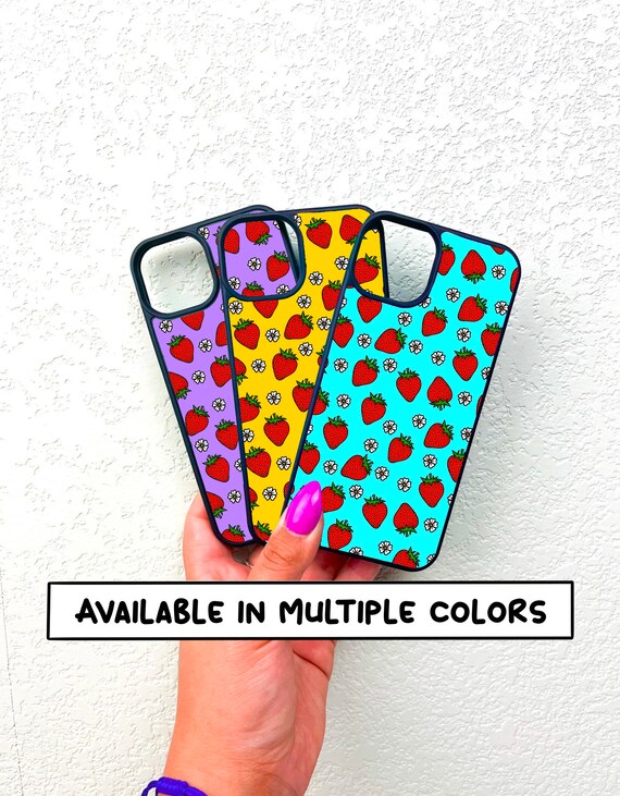 Strawberry iPhone case | Phone cases | IPhone cases | Phone Accessories | cute phone accessories | Strawberry phone case