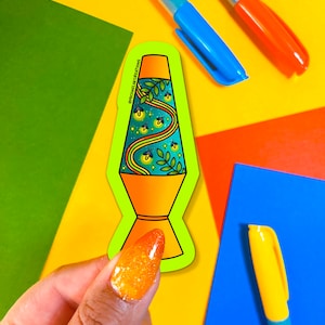 Lava lamp sticker | Stickers for Hydroflask |laptop stickers |Retro Stickers|Waterproof stickers|kindle stickers |firefly stickers