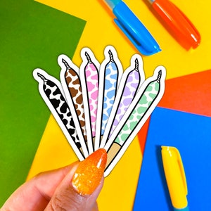Joint sticker |Stickers|420 Sticker | Stickers for Hydroflask |stoner stickers |Waterproof stickers|Smoker sticker|Smoker gift|cow sticker