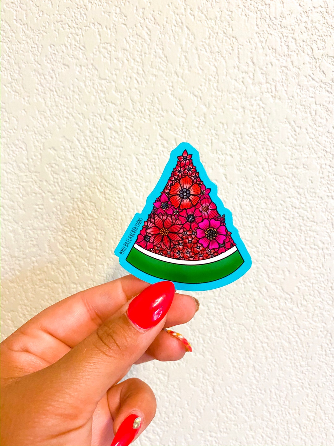 Sticker Watermelon Watermelon Sticker |stickers for Hydroflask | Floral Stickers | Laptop ...