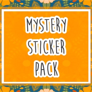 Mystery Pack | Sticker Bundle | Stickers For Hydroflask | waterproof stickers | 4 pack stickers | Hydroflask Stickers | Laptop stickers