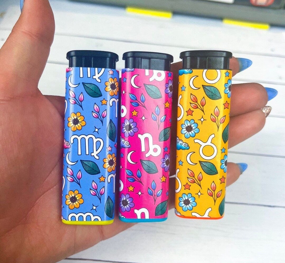 Zodiac Lighter Stickers Lighter Stickers Stoner Stickers Stoner Gift