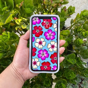 Purple and Pink flower Phone Wallpaper | flower Wallpaper | Digital Download | IPhone wallpaper | Digital Phone Wallpaper