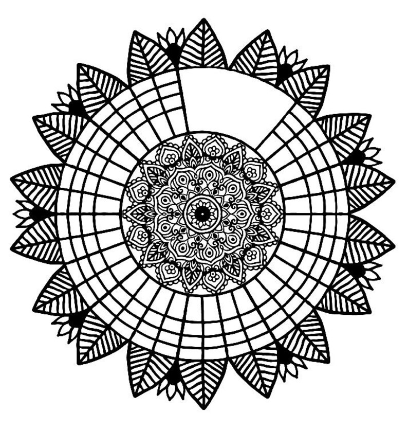 Mandala Mood Tracker Digital Dowload/ Printable | Etsy