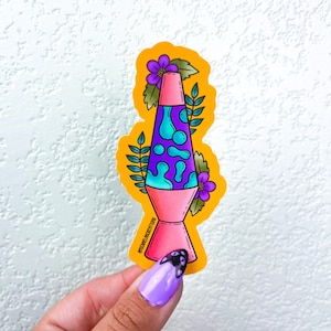 Lava lamp Sticker | Stickers | Stickers for Hydroflask | laptop stickers |Water bottle Sticker |Waterproof Stickers | retro stickers