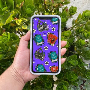 Witchy Phone Wallpaper | flower Wallpaper | Digital Download | IPhone wallpaper | Digital Phone Wallpaper