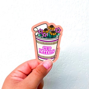 Cup o noodlesSticker | Asian snack Sticker | Cute Sticker| Stickers for Hydroflask | laptop stickers | Waterproof Stickers | Kawaii Stickers