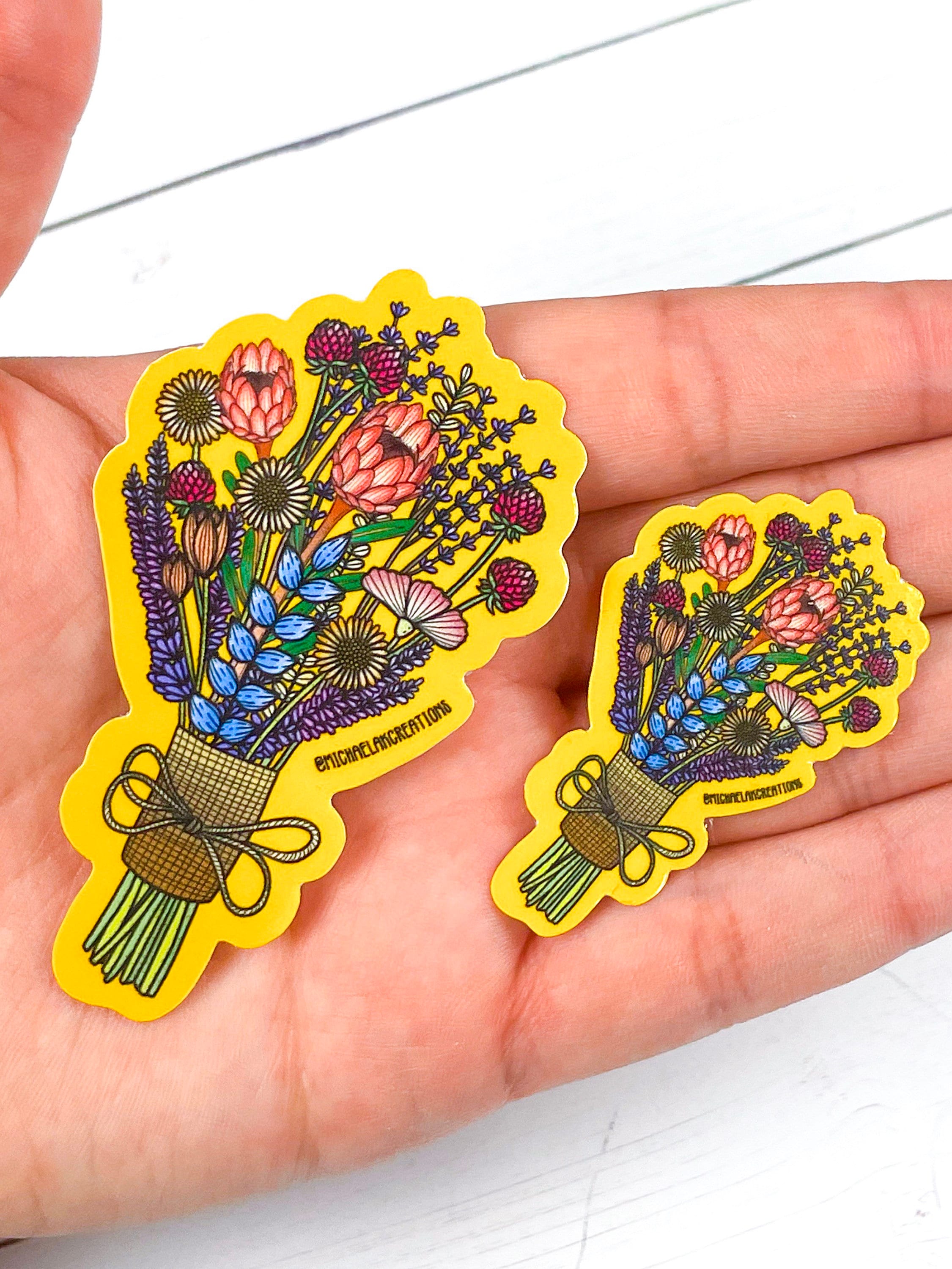 Boquet Sticker | Stickers | Stickers for Hydroflask | Laptop Stickers ...