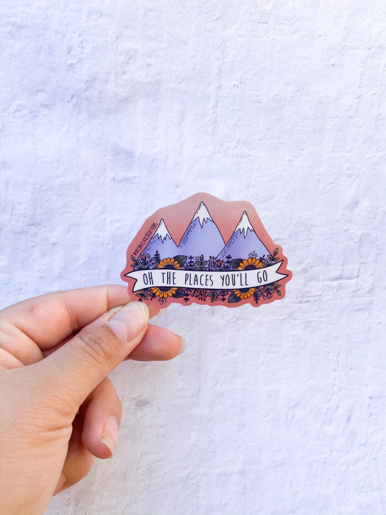 Mountain Sticker Stickers Stickers for Hydroflask Laptop Etsy Canada