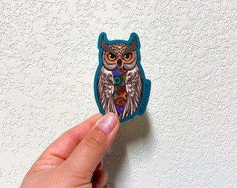 Owl Sticker | Stickers | Stickers for Hydroflask | laptop stickers |Water bottle Sticker |Waterproof Stickers | Flower Stickers | owl lover|