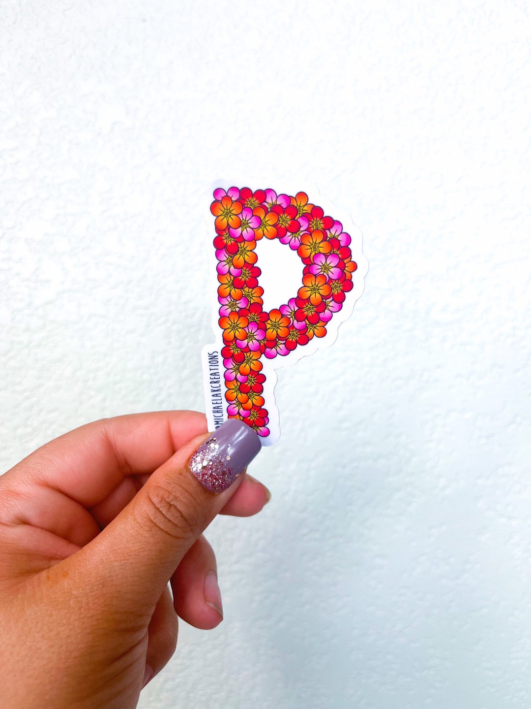 P Sticker |primrose Sticker |stickers for Hydroflask|stickers|laptop ...