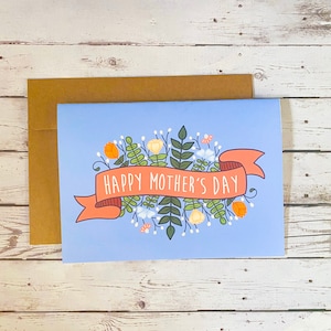 Floral Greeting Card | Mother’s Day Card | Mother’s Day gift | Mother’s Day | Greeting Card for mom
