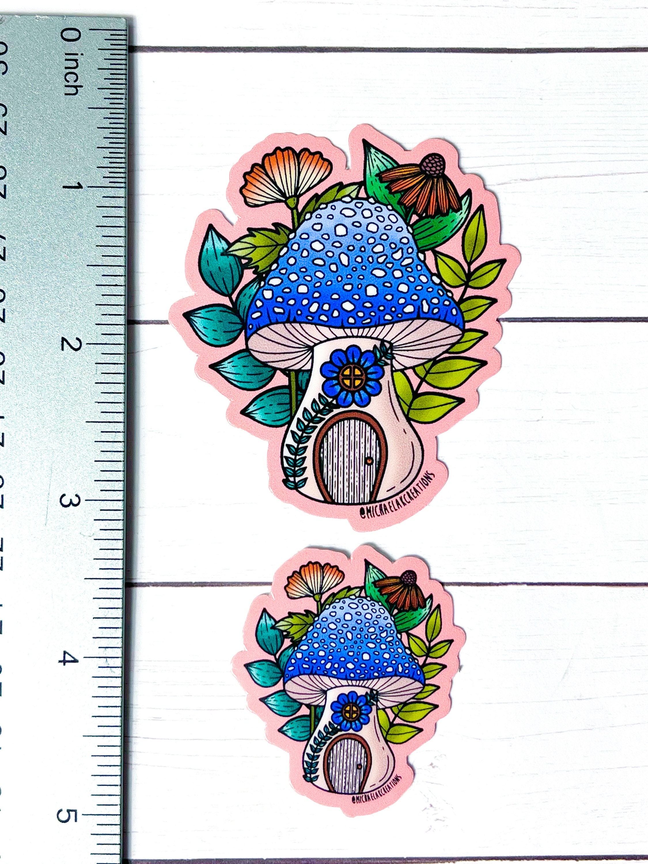 Mushroom House Sticker |mushroom Sticker|fairy Sticker |hydro Flask ...