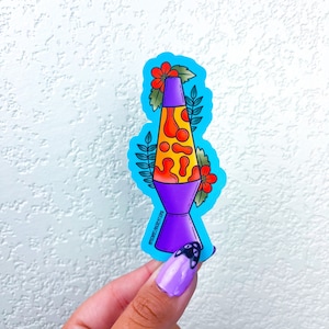 Lava lamp Sticker | Stickers | Stickers for Hydroflask | laptop stickers |Water bottle Sticker |Waterproof Stickers | retro stickers