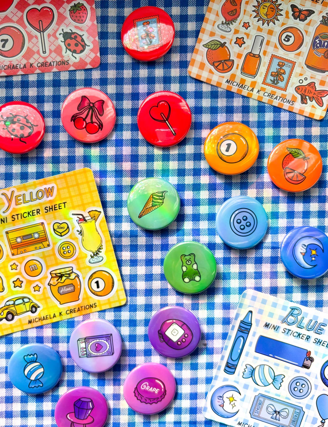 CHOOSE - Button Pack (3, 6, 10 Buttons) | Cute Pin Pack | Button Pins ...