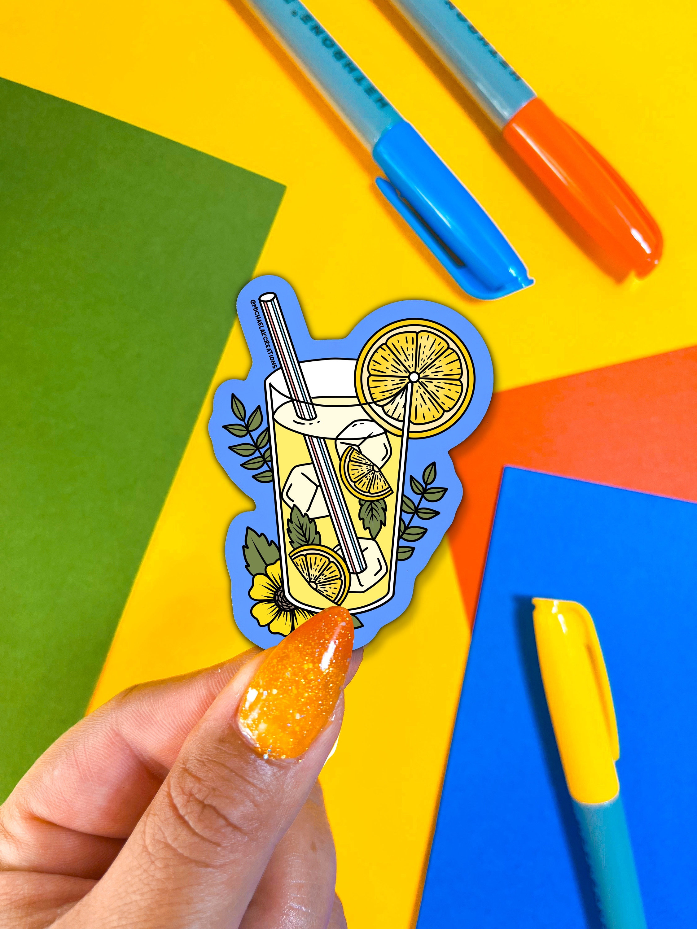 Lemonade Sticker |stickers for Hydroflask|stickers|laptop Stickers ...