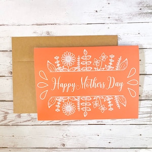 Floral Greeting Card | Mother’s Day Card | Mother’s Day gift | Mother’s Day | Greeting Card for mom