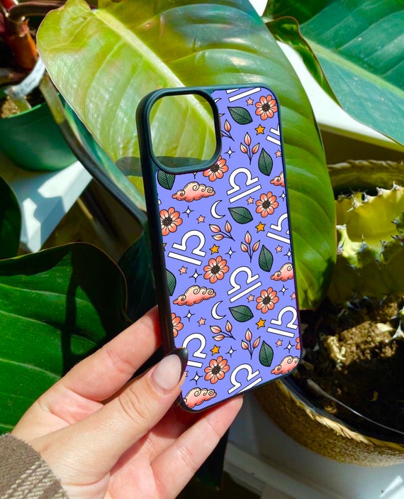 Libra iPhone Case | Phone Cases | iPhone Cases | Phone Accessories | Cute Phone  Accessories | Flower Phone Case | Zodiac Phone Case - Etsy