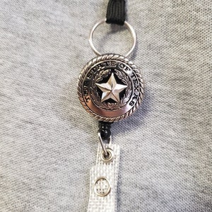 State of Texas 2 IN 1 lanyard 36&#39;&#39; with State Seal