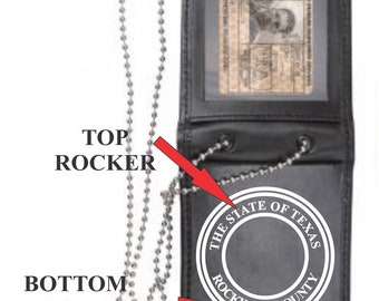 Rothco Leather Neck Identification Holder