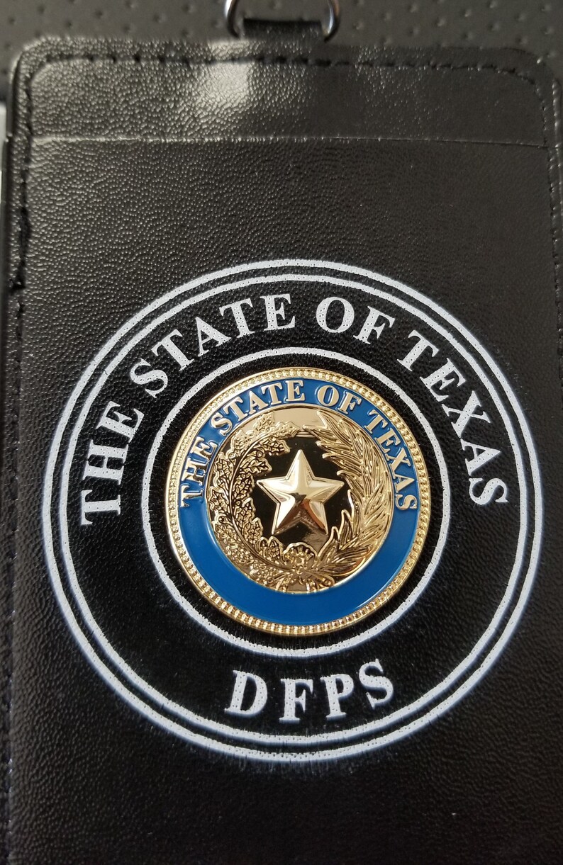 Custom reg State of Texas ID Holder Etsy