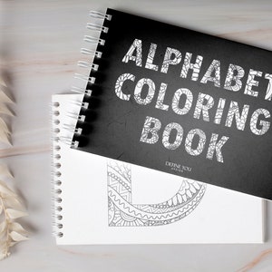 The Relaxation Alphabet: Anti-Stress Coloring Book (PDF for self-print)