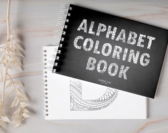 The Relaxation Alphabet: Anti-Stress Coloring Book (PDF for self-print)