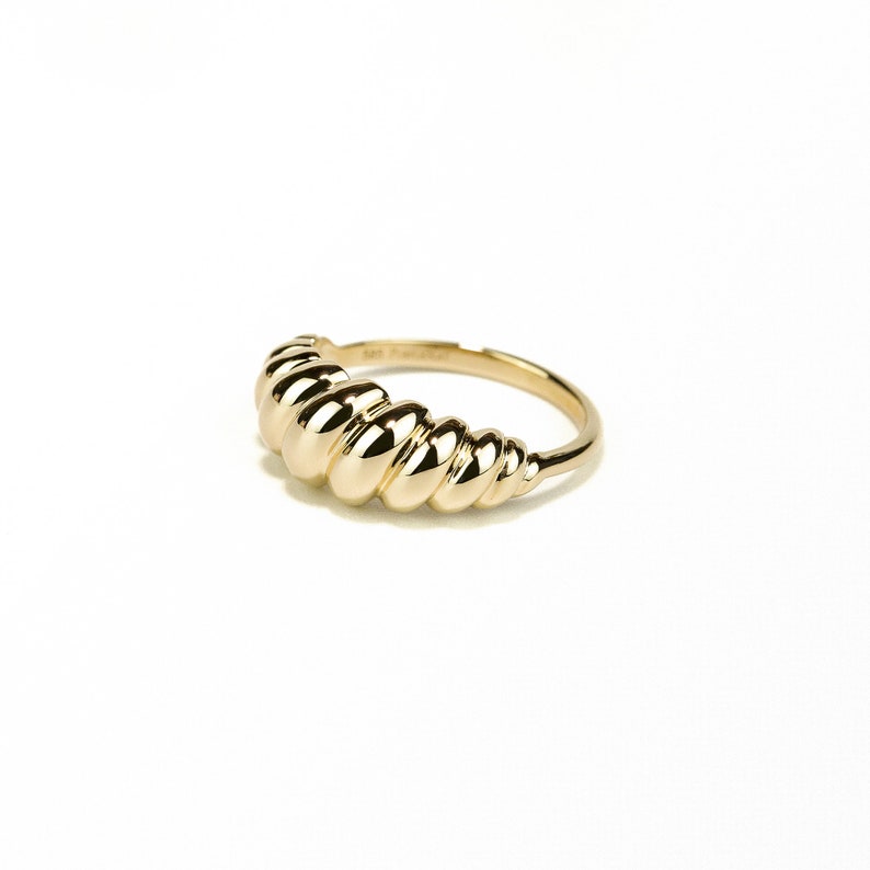 Personalized Minimalist Gold Ring