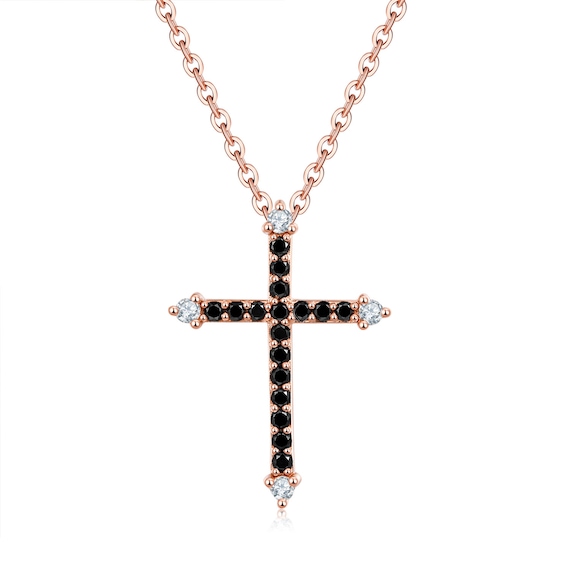 Cross Diamond Pendant Necklace 14k 18k 