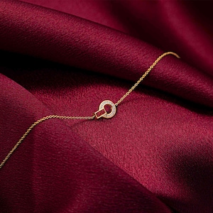 RUBY GOLD BRACELET, Dainty Gold Bracelet, Gemstone Gold Bracelet, 18k 14k Solid Gold Bracelet, Squared and Circle Bracelet, Birthday Gift