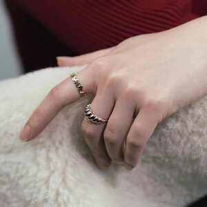 Personalized Minimalist Gold Ring