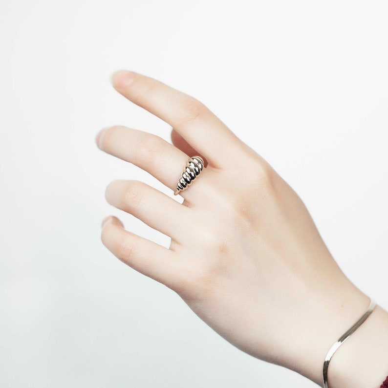 Personalized Minimalist Gold Ring