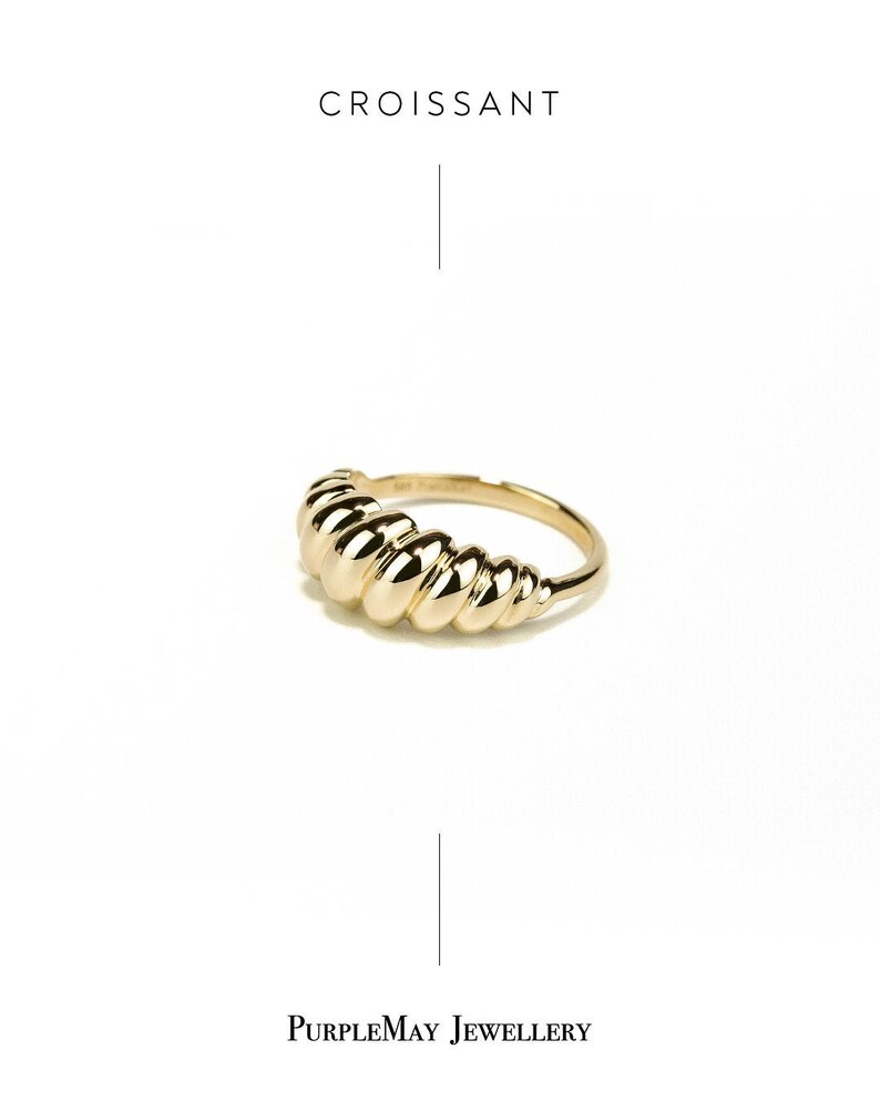 Personalized Minimalist Gold Ring
