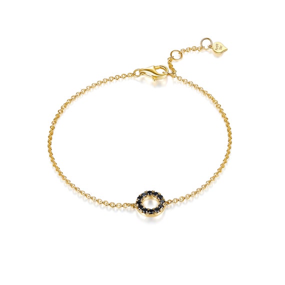 doughnut 18k bracelet Donut Diamond Bezel Tennis Bracelet – Couplet