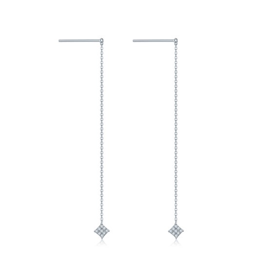 White gold dainty best sale earrings
