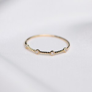ES Starry Eyed Stackable Ring