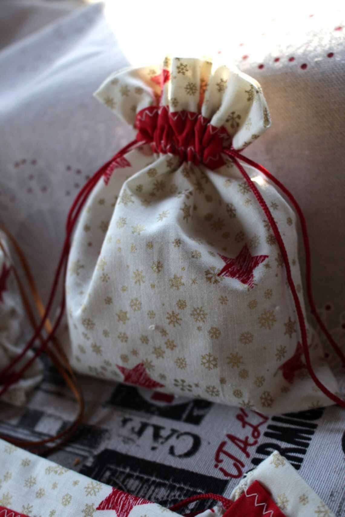 Lot of 3 Christmas Gift Covers Etsy