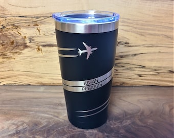 KC-46 Contrails Tumbler (Other aircraft also available)
