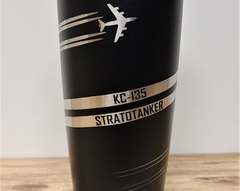 KC-135 Contrails Tumbler (Other aircraft also available)