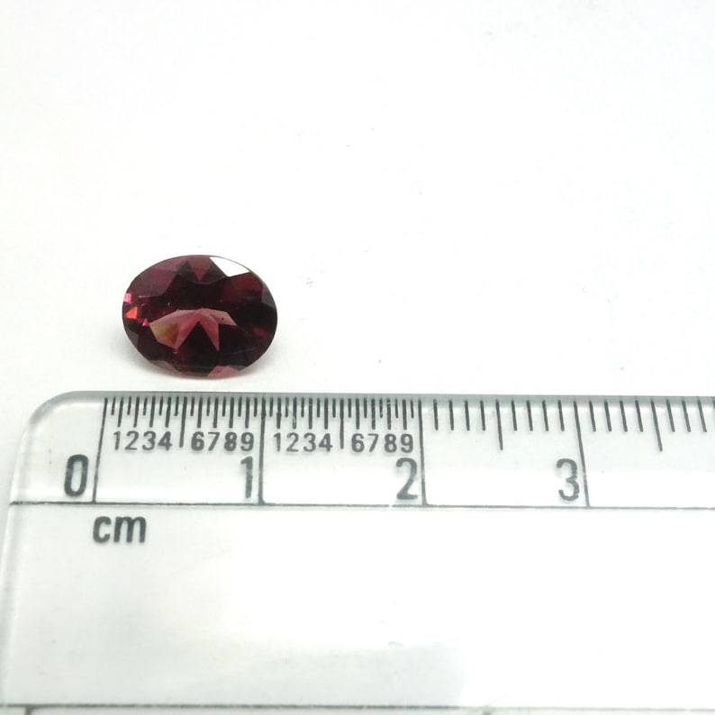 Natural 90.9 Carat Weight 8X10 MM Faceted Oval Shape Rhodolite Gemstones 34 Pieces Lot Good Quality Jewelry Making Gemstone