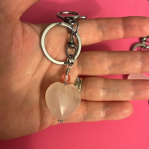 Rose Quartz Key Chain