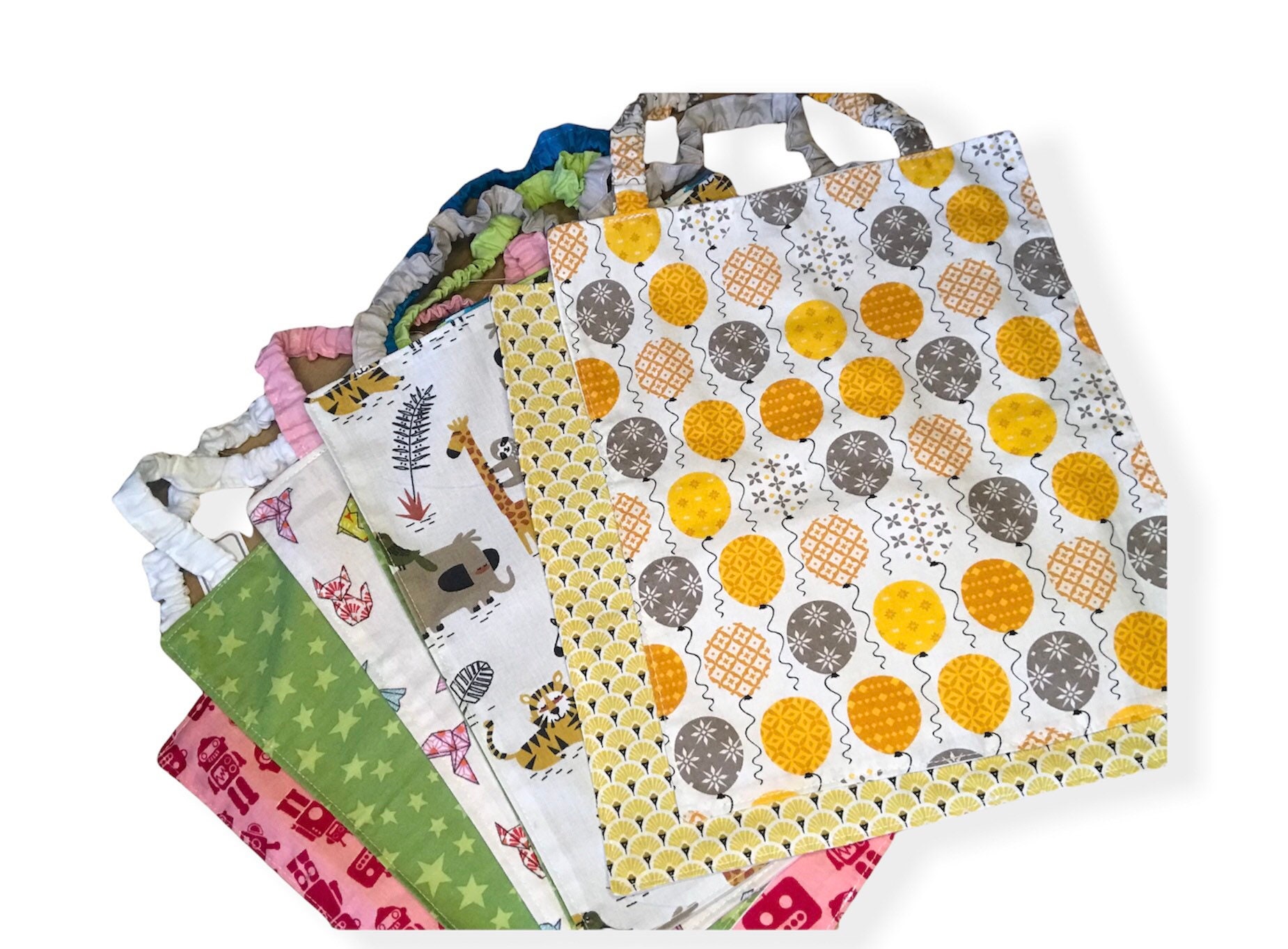 Serviette avec Élastique Idéale Pour La Cantine, Serviette Maternelle, Enfant