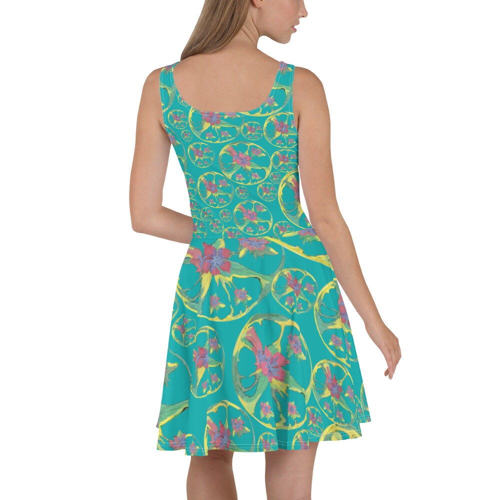 Dress Floral, Step into this flower Dress design with a beautiful eye ...
