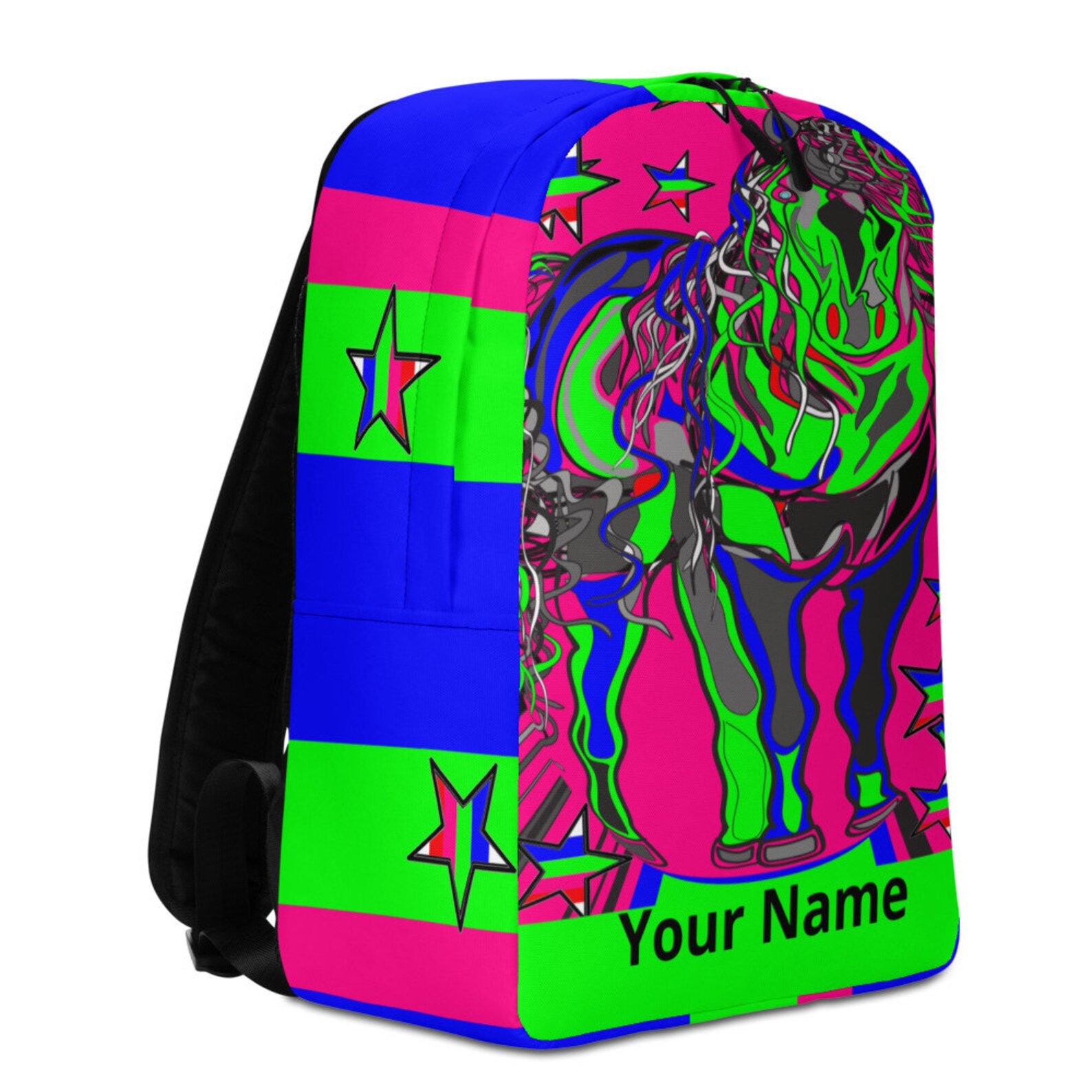 Horse Backpack Horse Personalized Backpack for All Horse Etsy