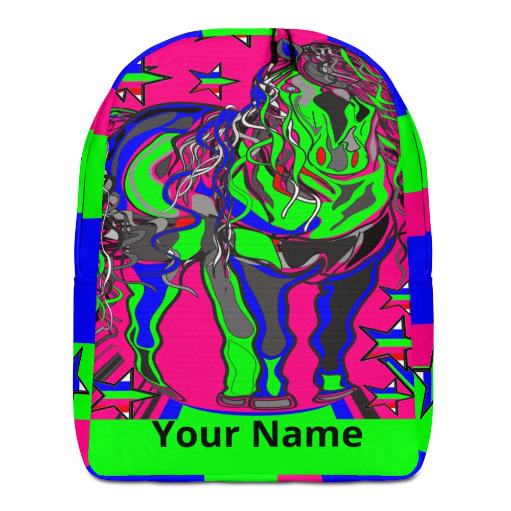 Horse Backpack Horse Personalized Backpack for All Horse Etsy UK
