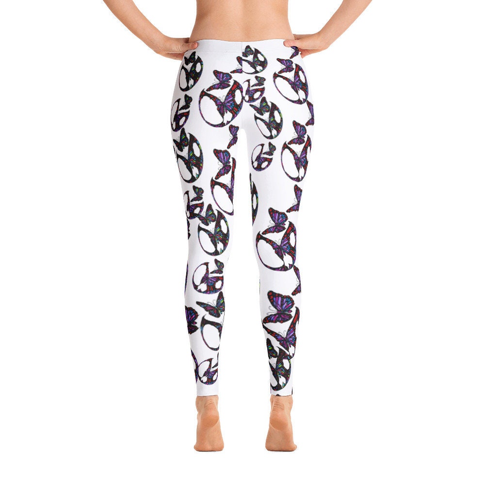 Butterfly Leggings, Step into fashion and inspired by nature Purple ...