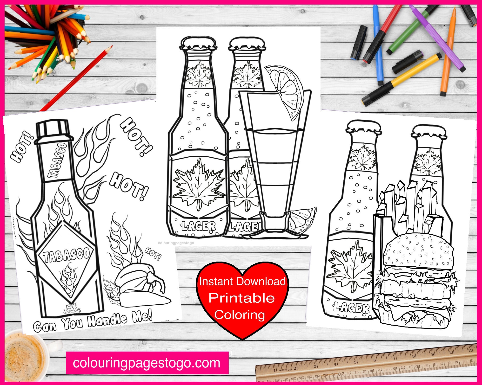 Adult Coloring Pages want date night with your husband then | Etsy